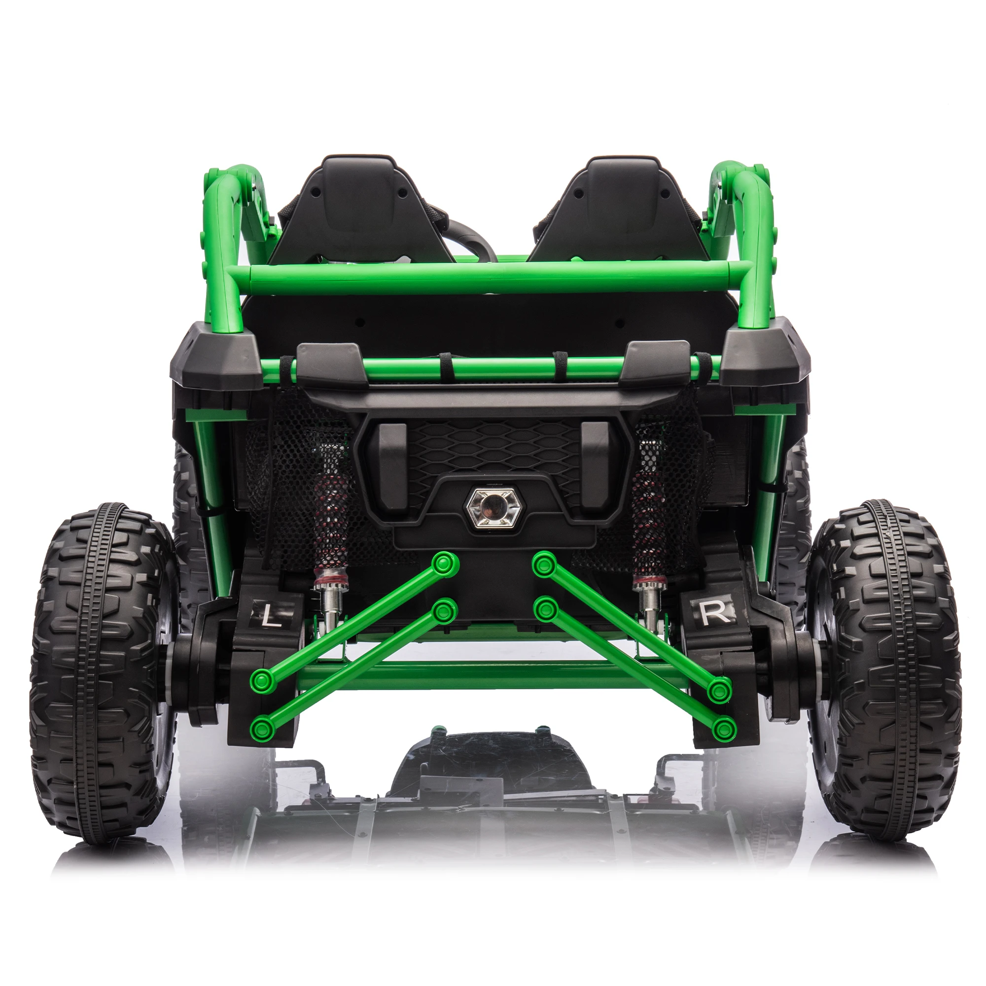 24V 400W Two-seater Kids Ride On UTV-Parents Control,Bluetooth,MP3,USB,LED Light,Horn,Storage Space,for Kids Aged 3+