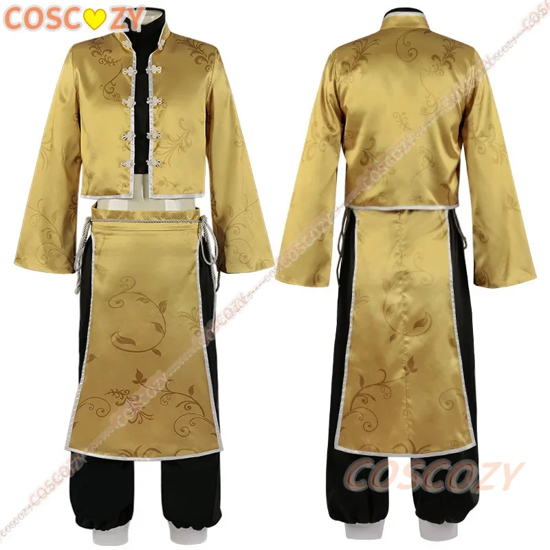 Anime blue lock bachira cosplay costume Chinese ancient kung fu Tang suit BLUELOCK cosplay wig gift outfit