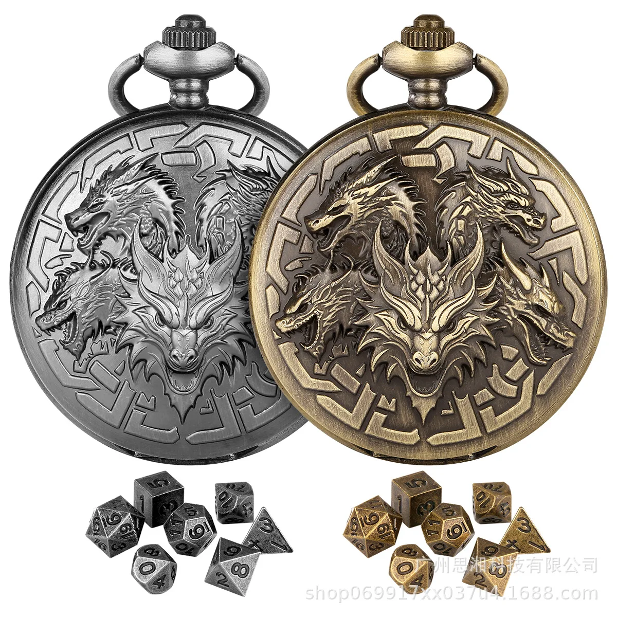 6MM Metal Mini Dice Set, Dungeons and Dragons Polyhedron Chess and Card Game Seven Dice Set
