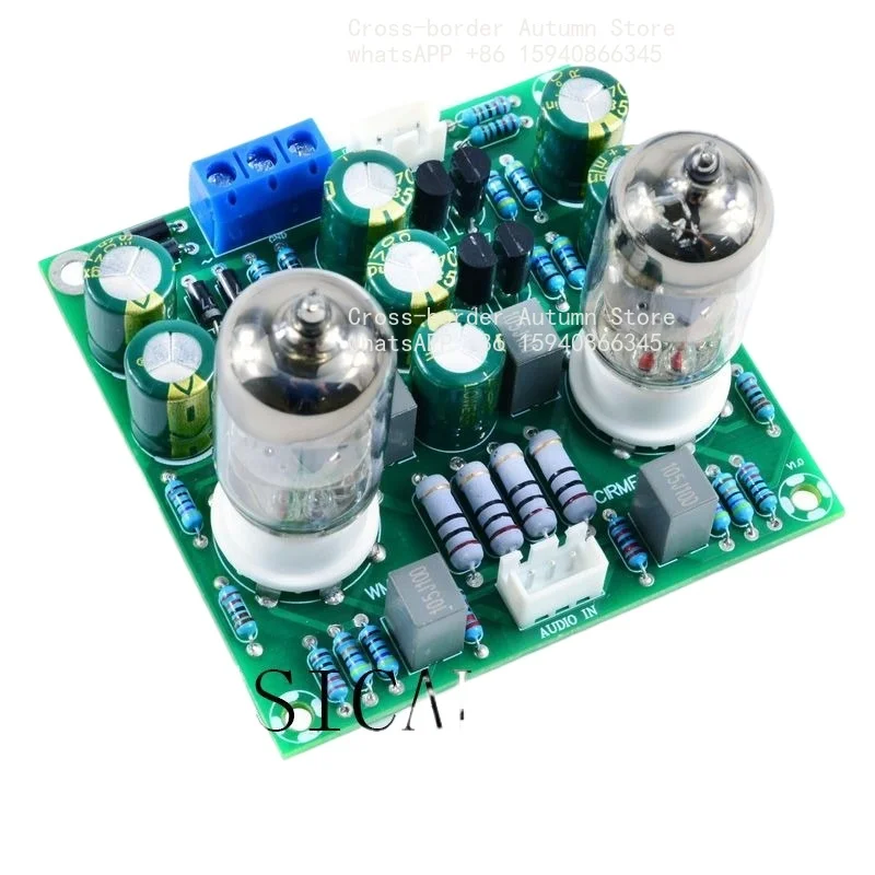 Vacuum Tube Preamplifier Stereo Tube Headphone Amp Bile Device Dual Power Supply Version Audio Amplifier