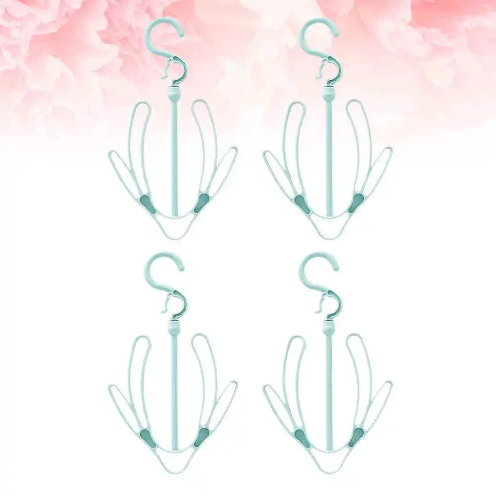 

4Pcs Space Saving Shoes Drying Rack Made of Strong PP Plastic Foldable Boot Stand for Sunbathing Shaping Maintaining Shape Shoes