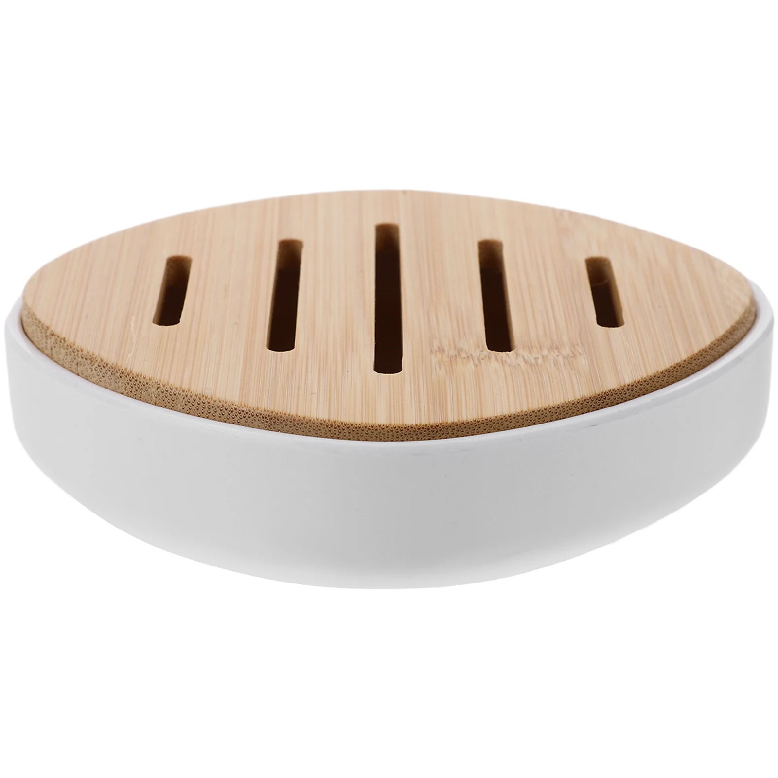 

Bamboo Wood Drainage Design For Bathroom Kitchen Sink Soap Storage Tray Shower Storage Holder Soap Tray