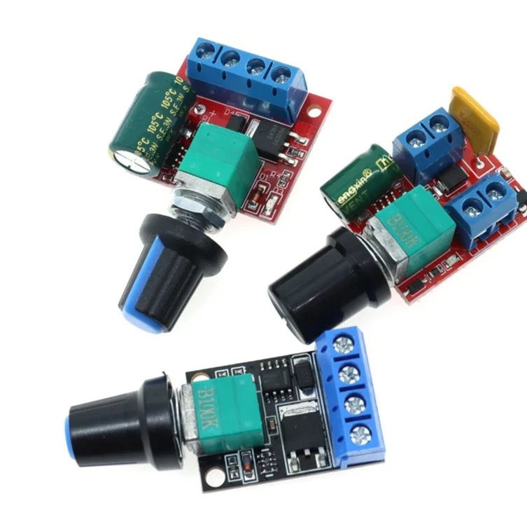 Регулятор скорости двигателя с ШИМ, регулятор скорости двигателя низкого напряжения, регулируемый модуль привода, постоянный ток 1,8–35 В, 2 А, 3 А, 5 А, 10 А, 30 Вт, 80 Вт, 90 Вт