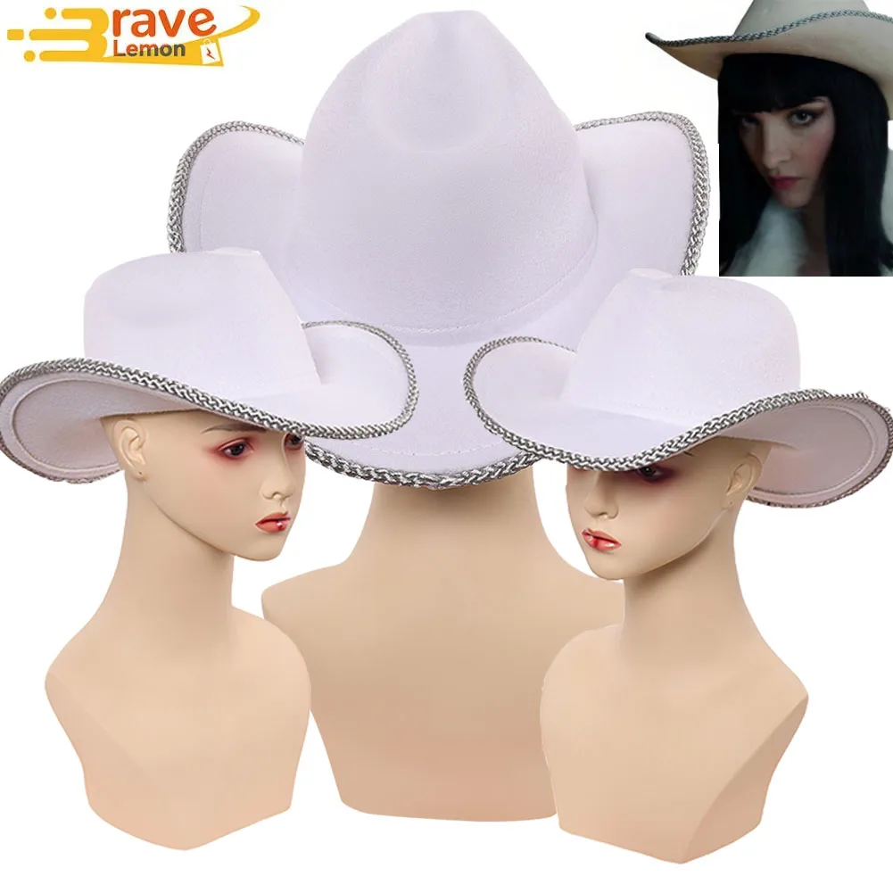 

Nico Robin Cosplay Women Hat Movie Navigation Costume Accessories Prop Fantasy White Cap Headwear Halloween Carnival Party Suit