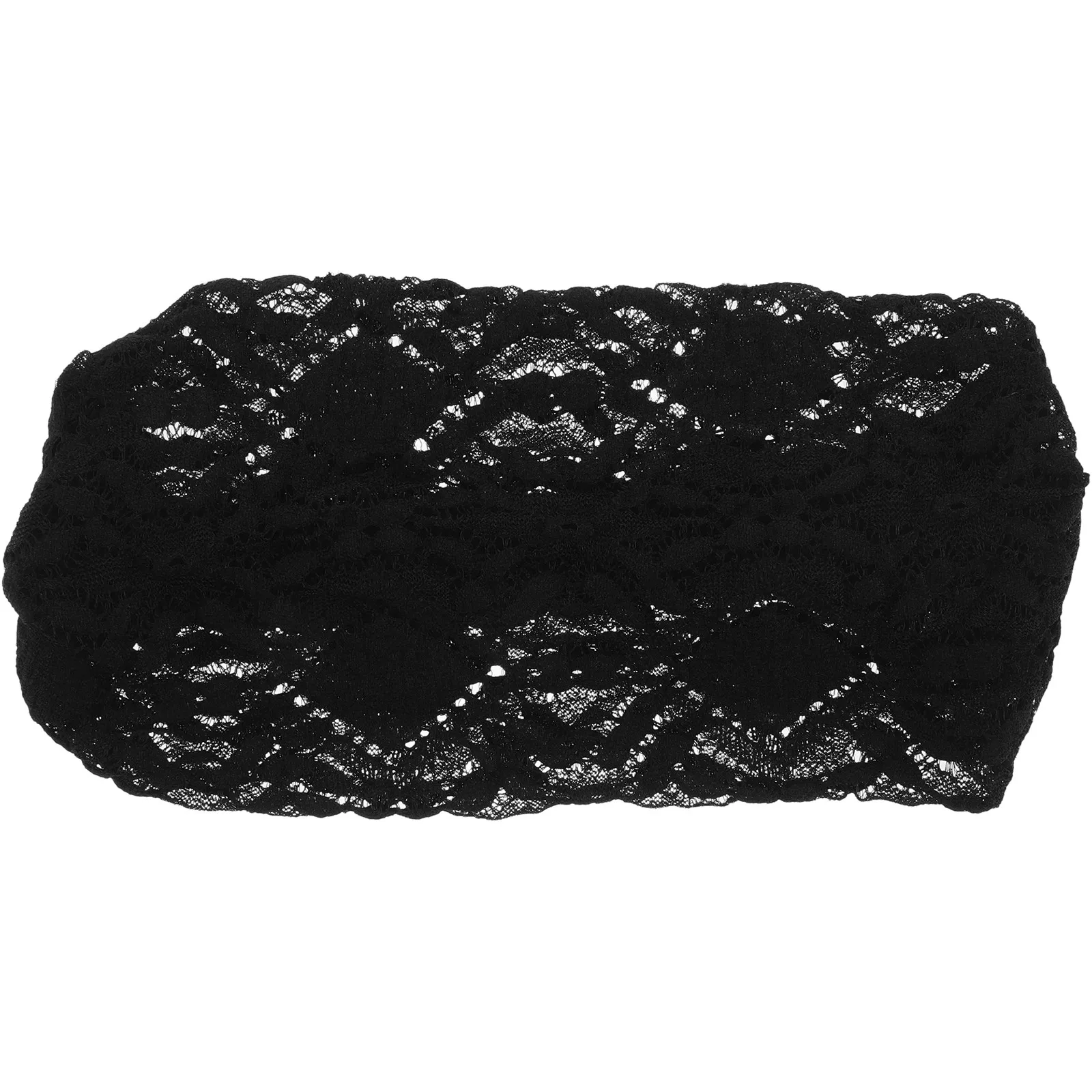 

Wide Lace Floral Elastic Hairband for Women Satin Band Hide Gray Hair Fashion Hair Accessories Versatile Styling for Weddings