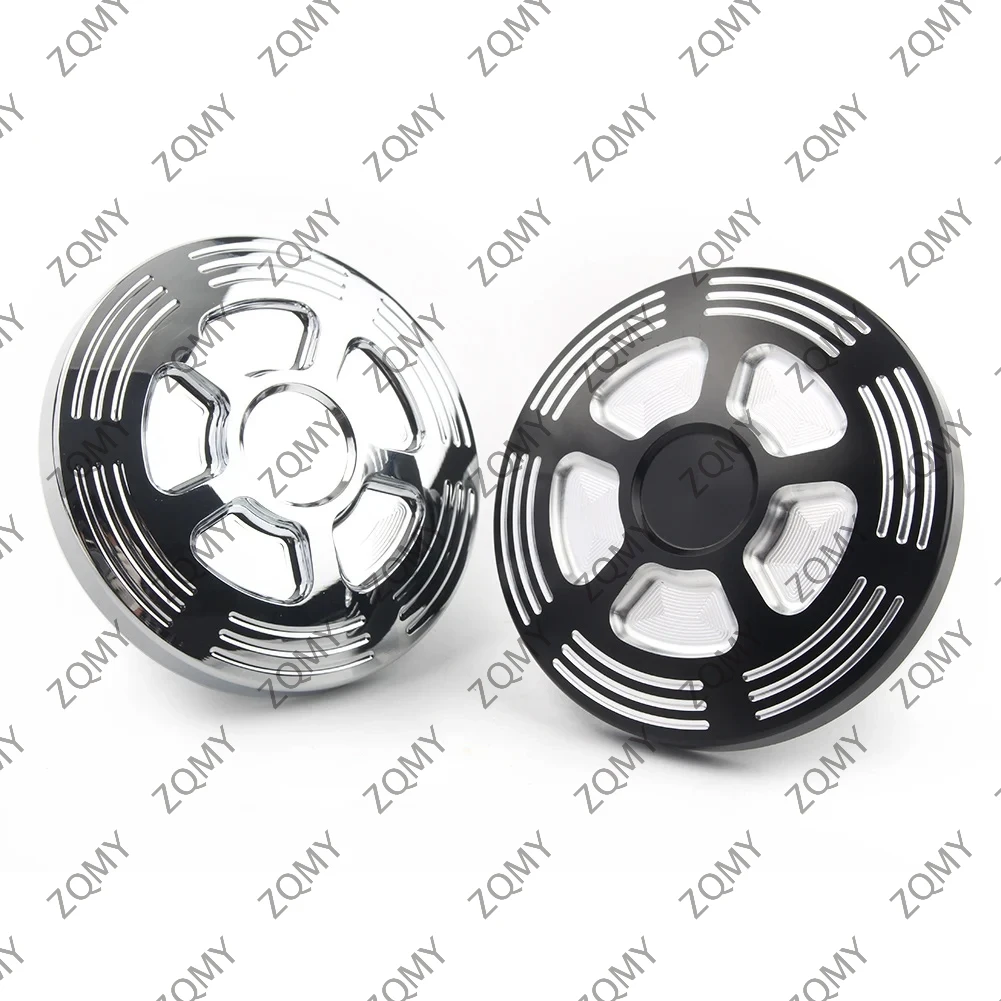 Motorcycle Fuel Gas Tank Cover Oil Cap Cover For Harley Sportster XL883 XL1200 48 Dyna Touring Softail Black Chrom CNC