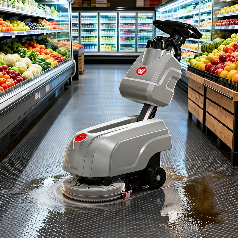 Wachtel SX350 Hand Push Foldable Washing Machine House Used Cleaning Machine Mini Scrubber Machine With Lithium Battery