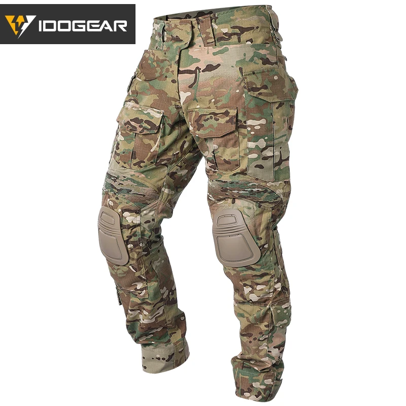 IDOGEAR G3 Combat Pants with Knee Pads Sport Tactico Trousers MC gen3 Hunting 3201