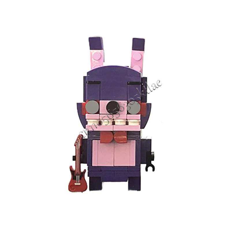 577 pièces de la série de personnages de jeux populaires, marionnettes de fête d'horreur, MOC, construction modulaire personnalisable, blocs de construction créatifs, jouet DIY, cadeau d'anniversaire