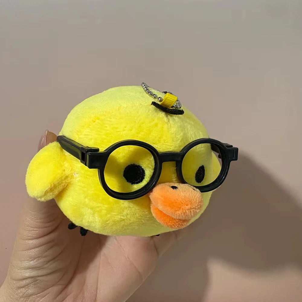 Cute Kiiroitori Yellow Chick Plush Keychain Rilakkuma Mini Stuffed Chicken Doll Backpack Pendant Keyring Cosplay Decor Fans Gift view 5