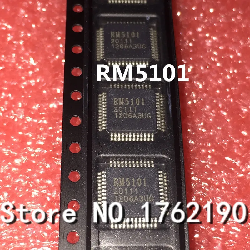 10PCS/LOT RM5101 RM5101A4R QFP-48 LCD common chip New In Stock