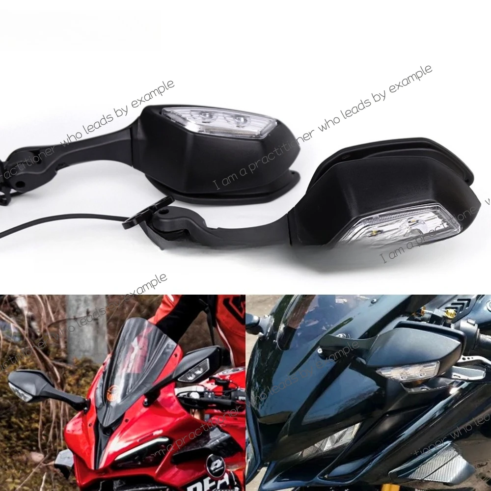 

Suitable for Honda CBR650R/CBR500R/CBR300R motorcycle rearview mirror with turn signal