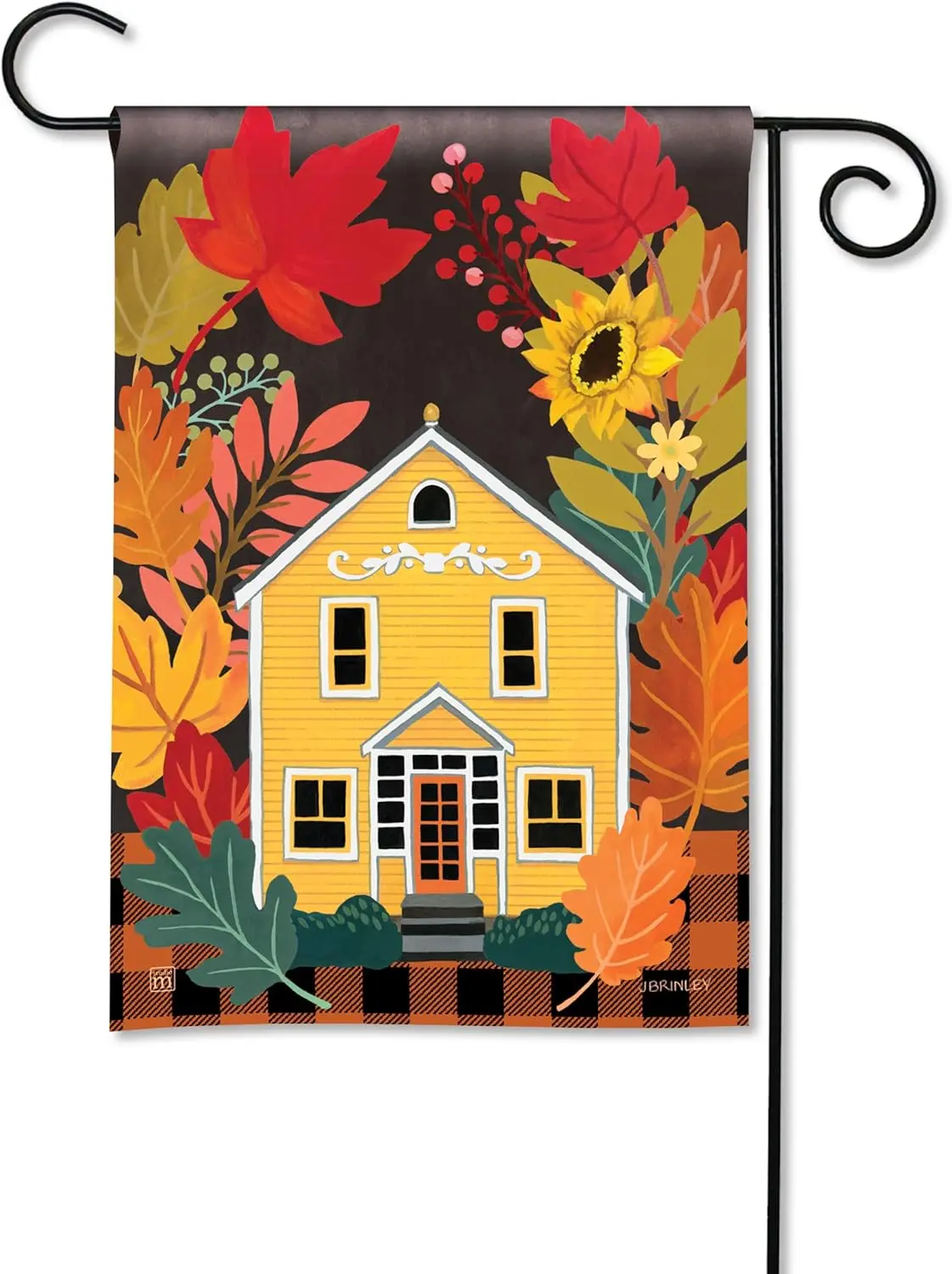 Studio M, Garden Flag, Double Sided Outdoor Decoration for Landscaping, Patios, and Yards, Standard 12.5 x 18 Inch Fade Resi zzo