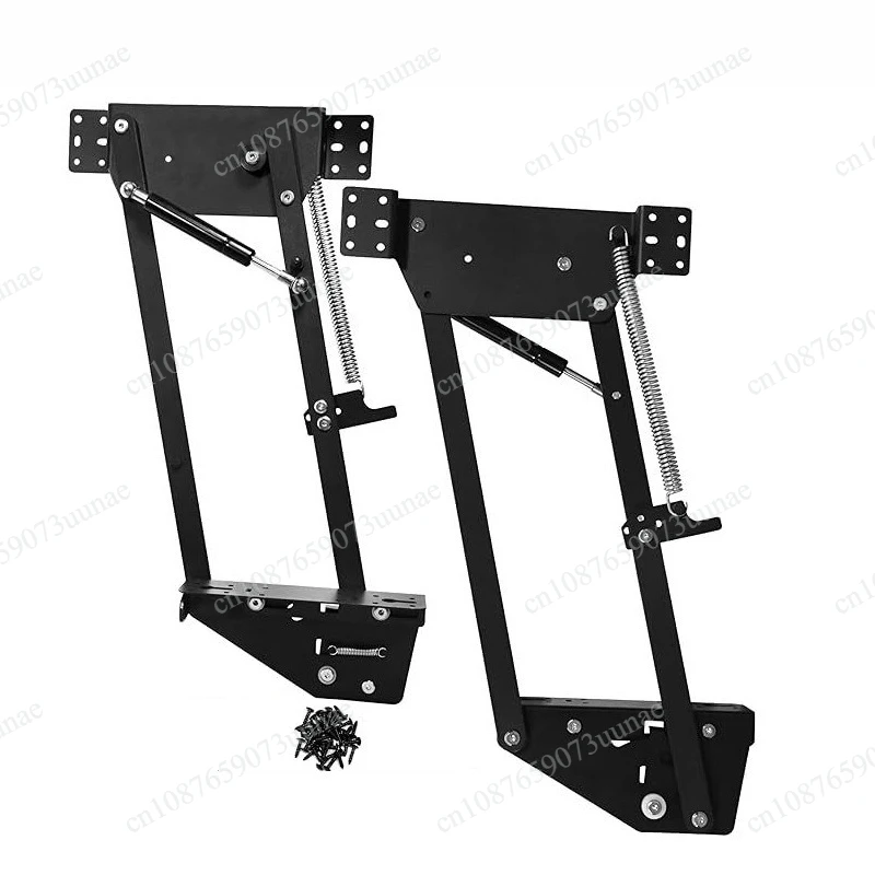Heavy Duty Mechanism Hydraulic Lifting Spring Pull Hinge Apartment System Kitchen Cabinet Concealed Mixer Lift Up Shelf