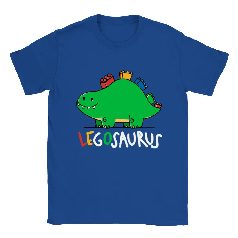 

Funny Legosaurus Dinosaur T Shirt Comic Tee Shirt Illustration Lego S For Man Woman Short Summer Tees Fashion Couple's Cloths