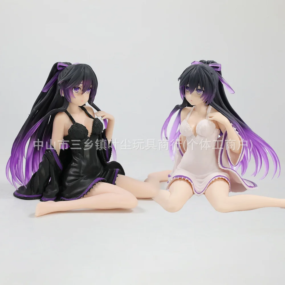 Anime DATE A LIVE Yatogami Tohka Postura seduta Action Figure Modello in PVC statua Giocattoli Ornamento da tavolo Regali da collezione