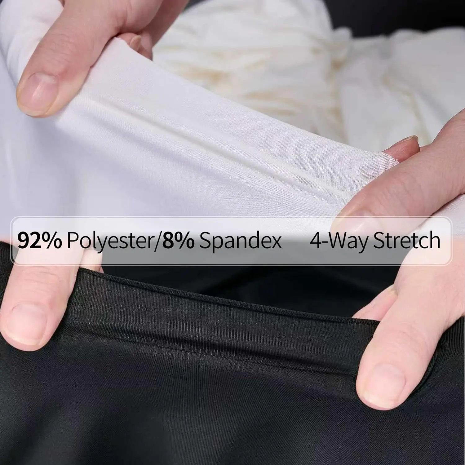Fotografia 3: Tecido Spandex, Tecido de Lycra com Stretch em 4 Direções para Tops, Dança, Yoga, Moda Praia, Cenários Fotográficos, Drapeados DIY, Várias Cores, Tecido para Costura