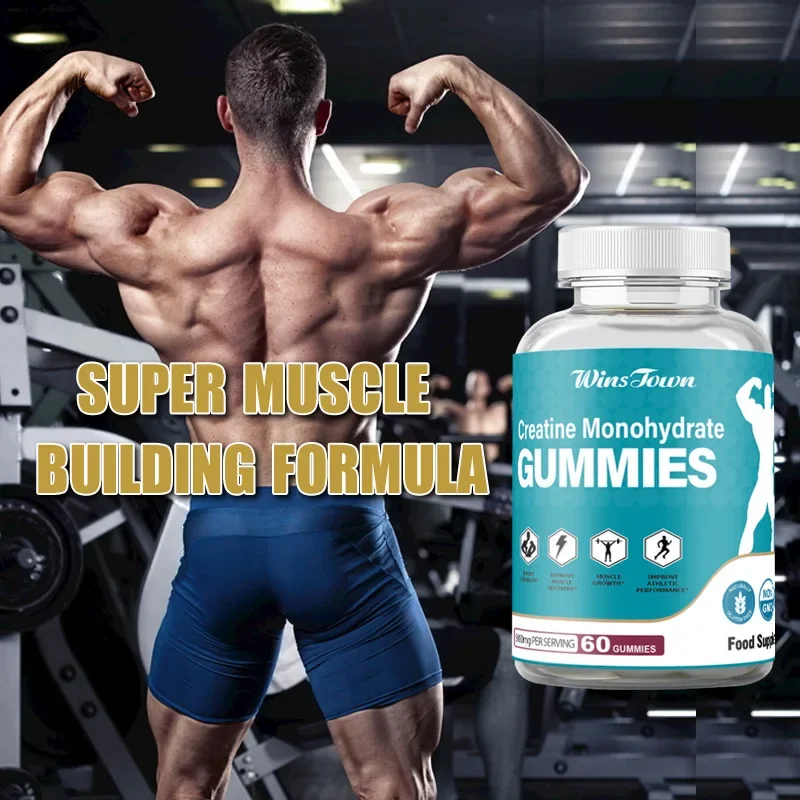 1 bottle one water creatine gummies can improve muscle strength endurance promote muscle recovery serve as a health food