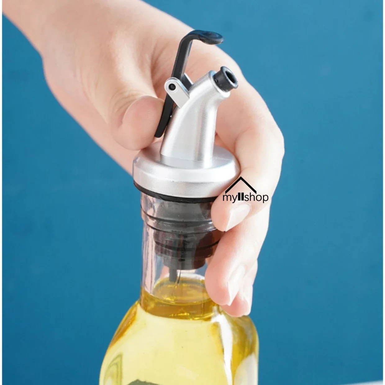 Oil Bottle Stopper  Liquor Dispenser ABS Lock Wine Pourers Flip Top Drink Wine Stopper Leak-proof Nozzle Bottle Cap Kitchen Tool