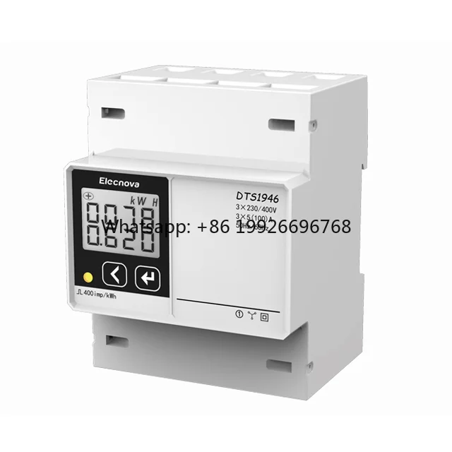Electricity Monitor Meter Moubus Din Rail Kwh Meter 3 Phase Bidirectional Power Consumption Energy Meter