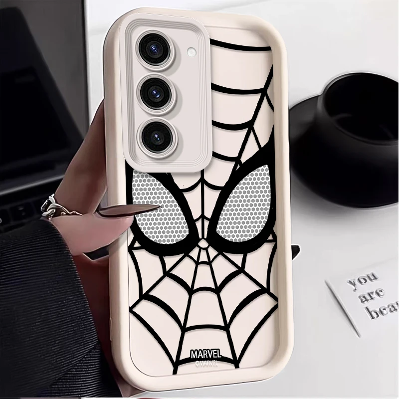 Чехол Marvel Spider Man для Samsung Galaxy S25 S24 Ultra S23 S22 S21 Plus S20 FE A56 A55 A54 A53 A52 A52S A51 A34 A32 4G 5G Cover