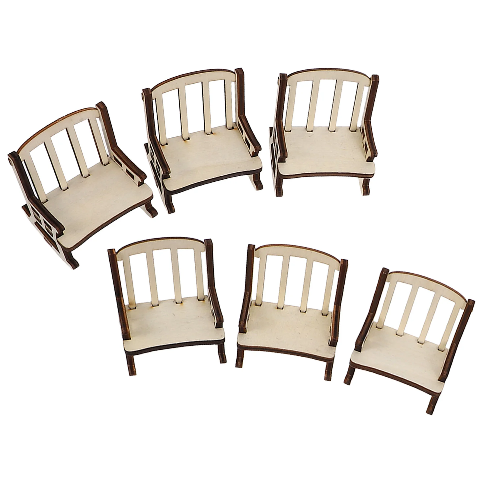 Sedia a Dondolo in Legno Artigianale, Finitura Rustica, Compatta per Arredo Casa e Ufficio, Idea Regalo Creativa