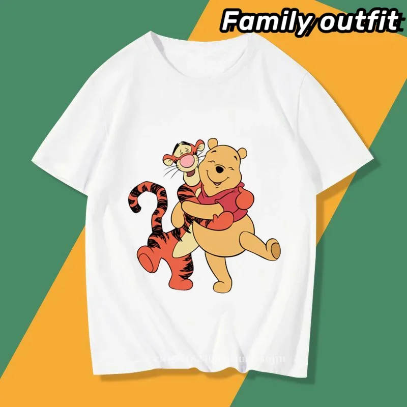 Winnie The Pooh Crew Neck Sweater Men Women Jumpers Couple's High-quality Fashion Children's Clothing 3-14 Year Boy Girl Sweater