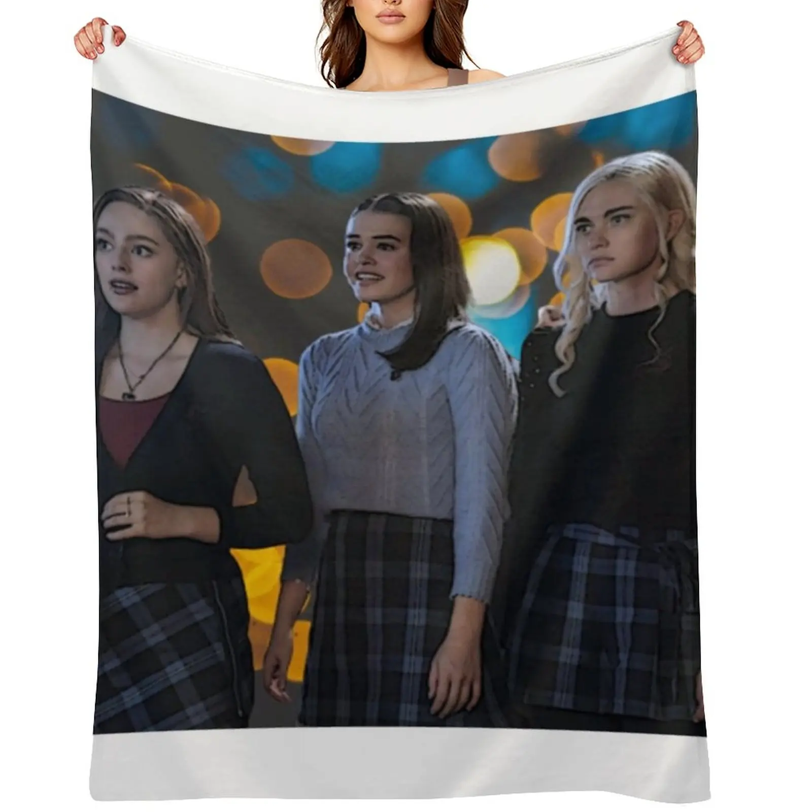 

Hope, Josie and Lizzie Throw Blanket Hair Soft Big Soft Plaid Thin Blankets