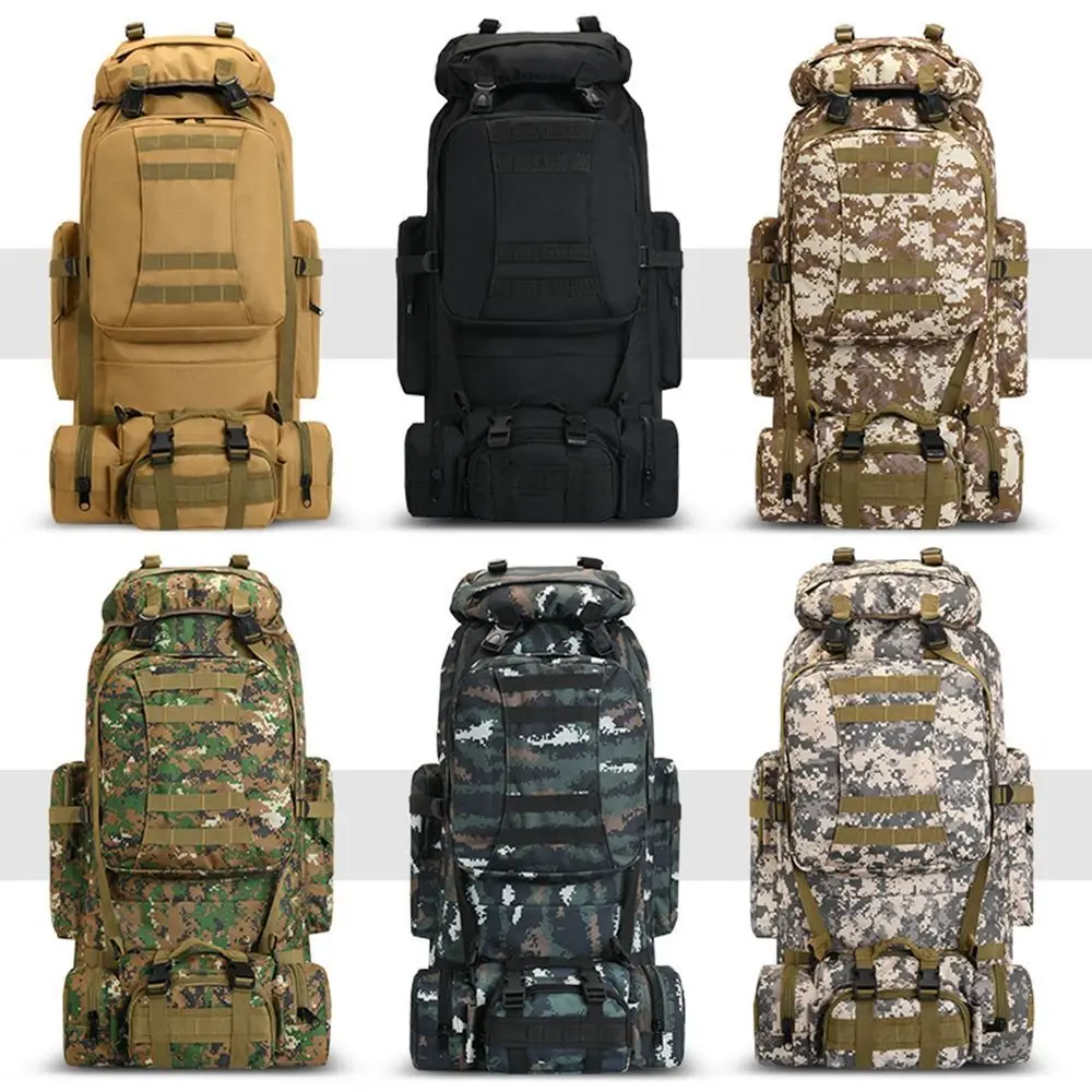 50L Tactical Backpack Outdoors Waterproof Backpacks 4 In 1 Molle Sport Bag Outdoor Trekking Fishing Hiking Camping 3D Rucksack