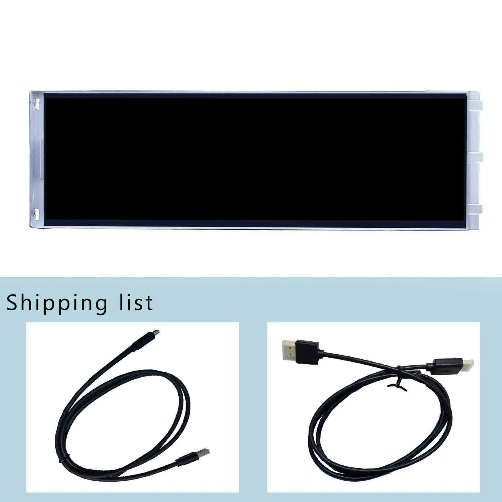 Eccellente monitor portatile con touch screen capacitivo LCD da 14,5 pollici 2560X720 Monitor con barra allungata estesa per custodia per PC Y70