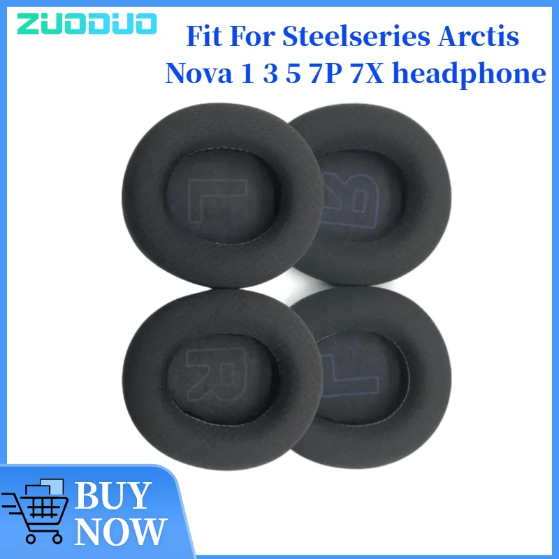 

ZUODUO Replacement foam Ear Pads pillow Cushion Cover for Steelseries Arctis Nova 1 3 5 7P 7X Gaming Headphone Headset EarPads