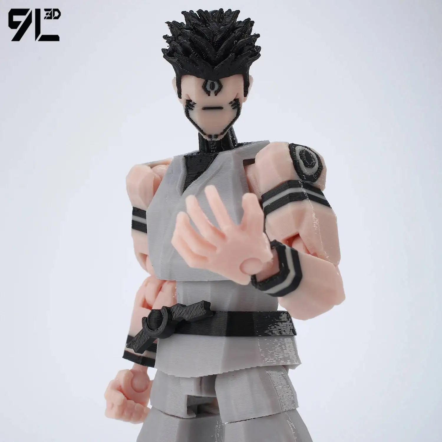 9L3D Gedrukt Dummy13 T13 Op Voorraad Klaar voor Verzending Jujutsu Kaisen Grijs Gewaad Sukuna Figuur Anime Gelede Model Stress-relief Speelgoed