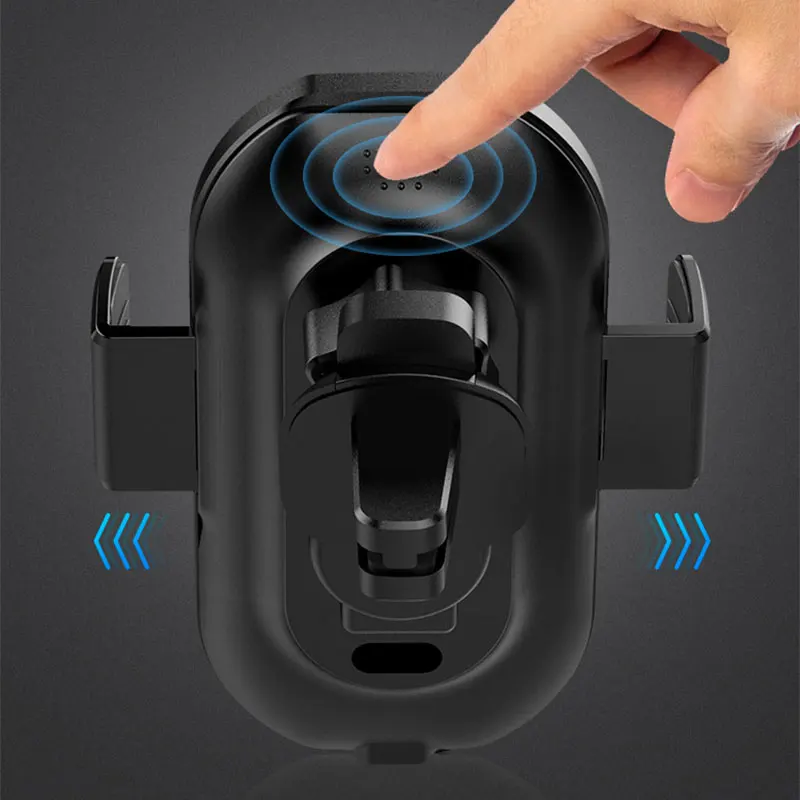 15W Qi Wireless Fast Charger CD Slot Phone Holder Car Magnetic Air Vent Mount Charger Smart Sensor Phone Holder