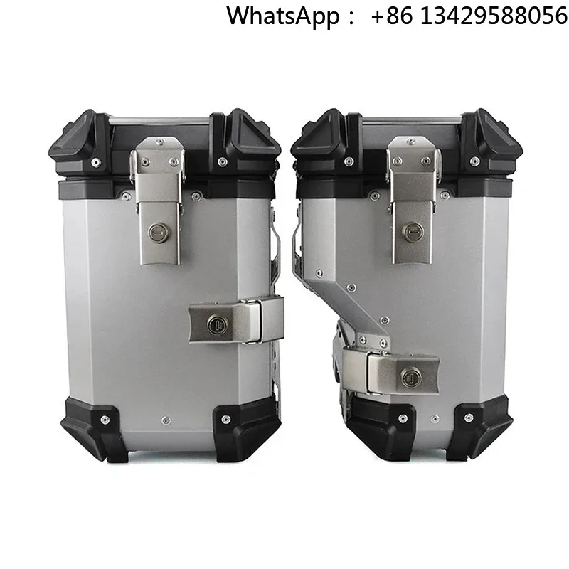 Factory Hot Selling Motorcycle Side Box For Benelli TRK502X Aluminum 35L Lage Storage Case Motorcycle Saddlebag For  R1200GS R12