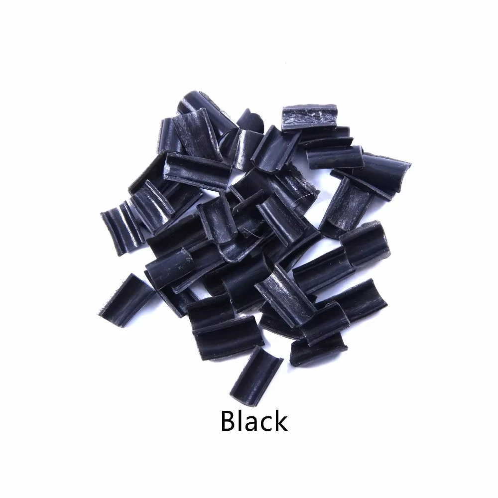 50/100/300 قطعة غراء الكيراتين للشعر مسمار تلميح الكيراتين U-شكل الانصهار رقائق الغراء مسمار تلميح الكيراتين مسمار تلميح لتطويل الشعر #6