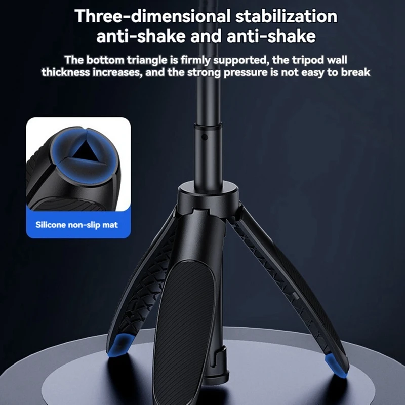 Foldable Selfie Stick Tripod Adjustable Length For Gopro13 DJI Osmo Action 5/4/3 Action Camera Accessories