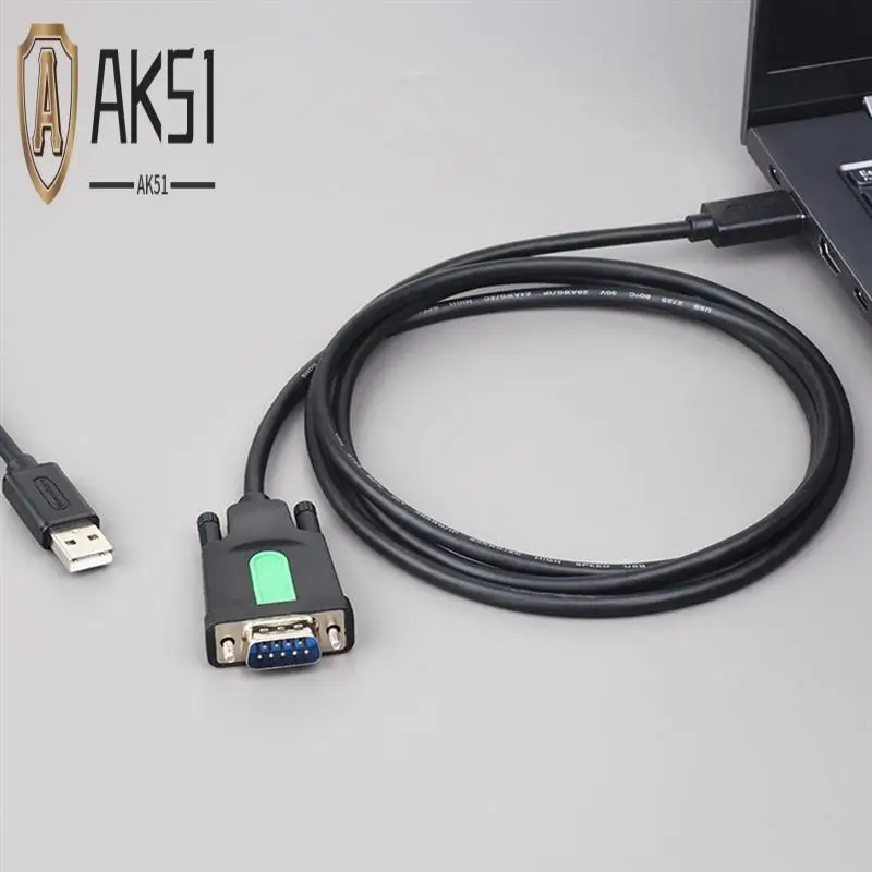 

AK51-Waveshare USB-RS232 Последовательный кабель USB типа A к DB9 FT232RL Чип Многофункциональный удобный последовательный кабель