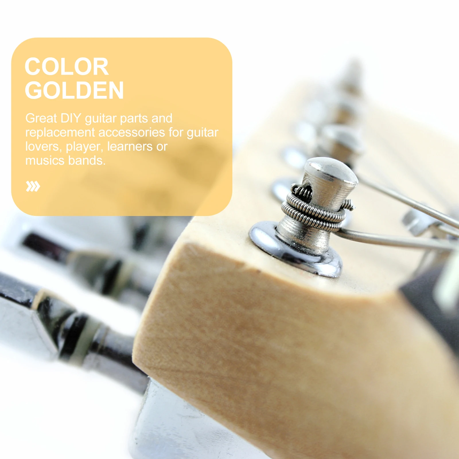 

Electric Guitar Locking Nut Clamps String Plates Durable Metal Replacement Parts Guitar Accessories Strong Sound Vibration