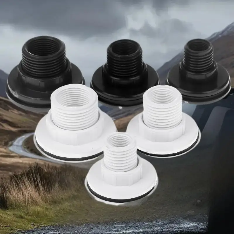 

1 Pc 1/2, 3/4, 1 Inch PVC Double Female Thread Water Tank Joints Garden Irrigation Accessories Fish Tank Connector