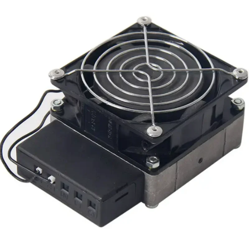Compact Semiconductor Cast Aluminum Heating Element 100W 400W Cabinet Housing Flat Fan Heater