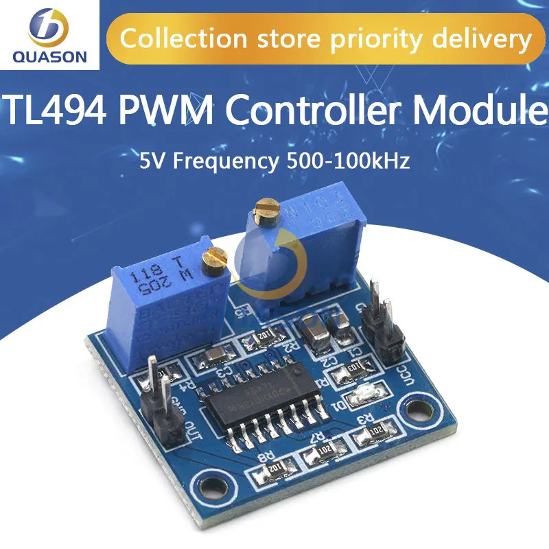 1 sztuk TL494 SG3525 moduł kontrolera PWM regulowany 5V częstotliwość 500-100kHz 250mA