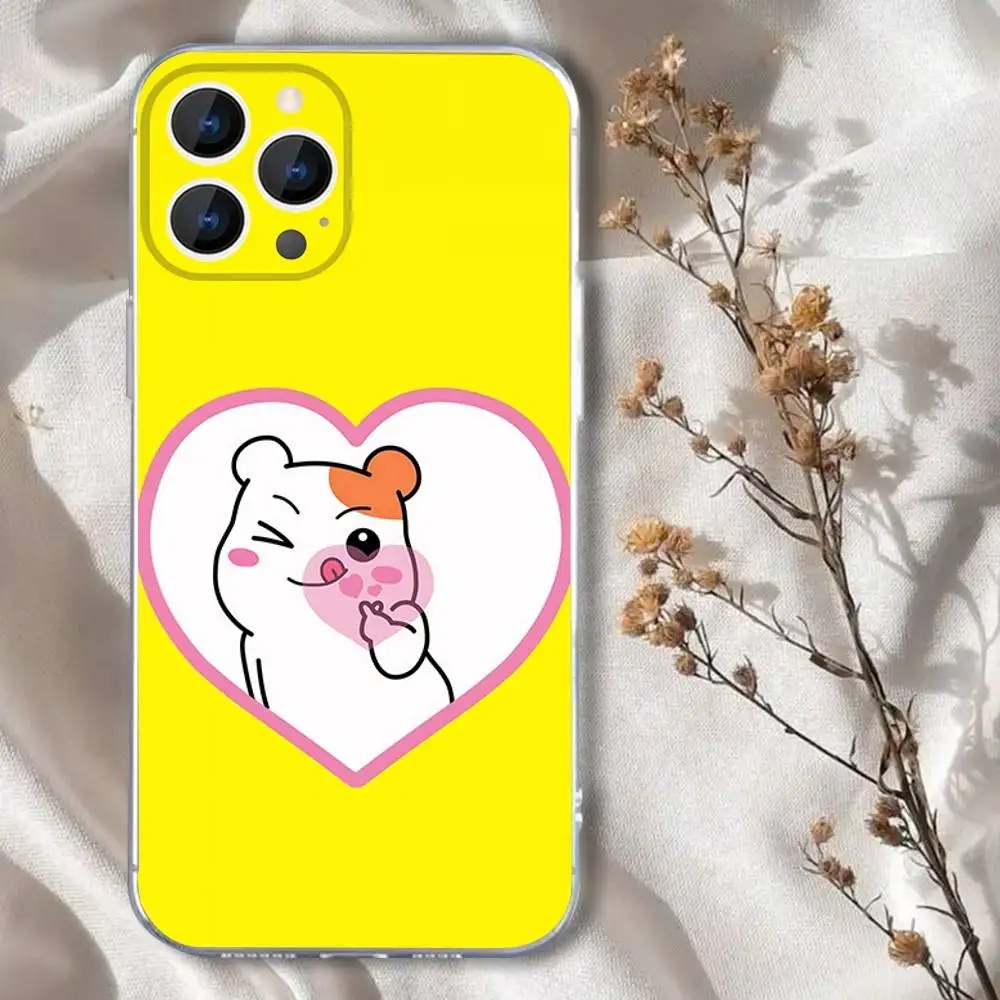 Jolie coque de téléphone o-ruchuban Ebichu pour iPhone 16,15,14,13,12,11 Pro,Max,Plus,X,XS,XR,SE,Mini Silicone Transparent souple