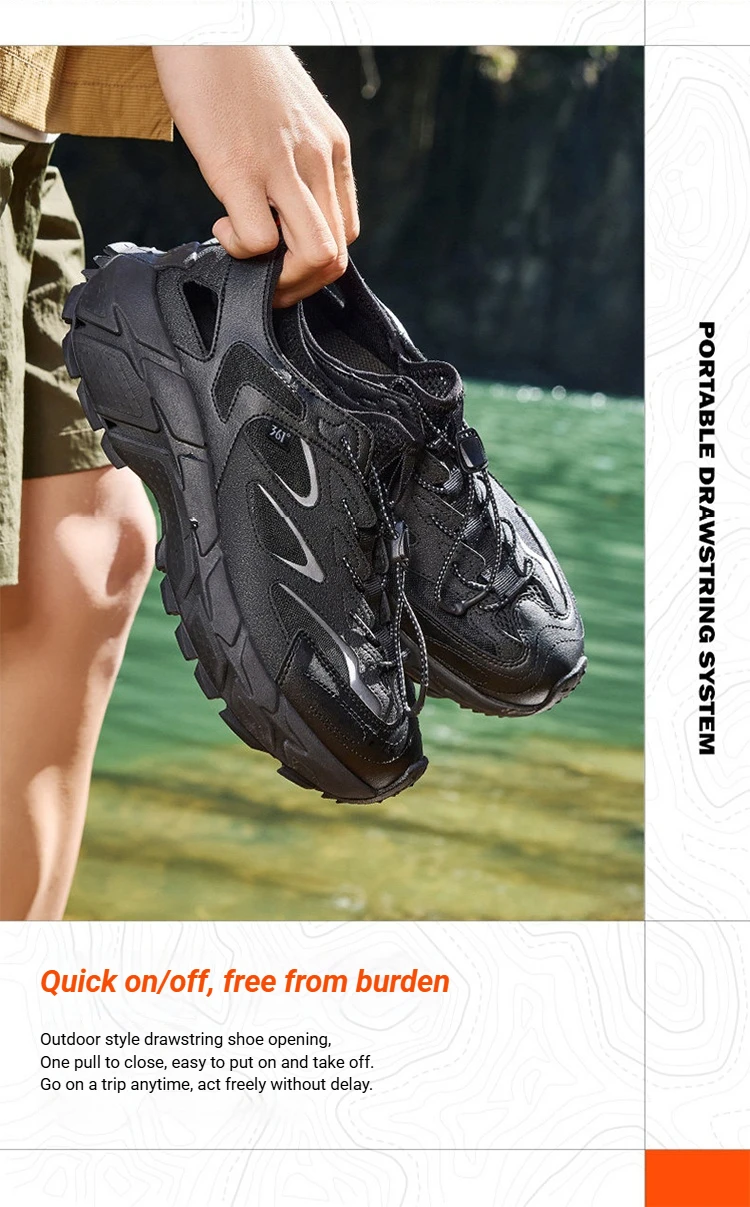 361 Degrees Paddle Herren-Flusswanderschuhe, Mesh, atmungsaktiv, stabiler Halt, Sommer, Outdoor, Wandern, Angeln, Herren-Sandalen 672626766 – Detail 10