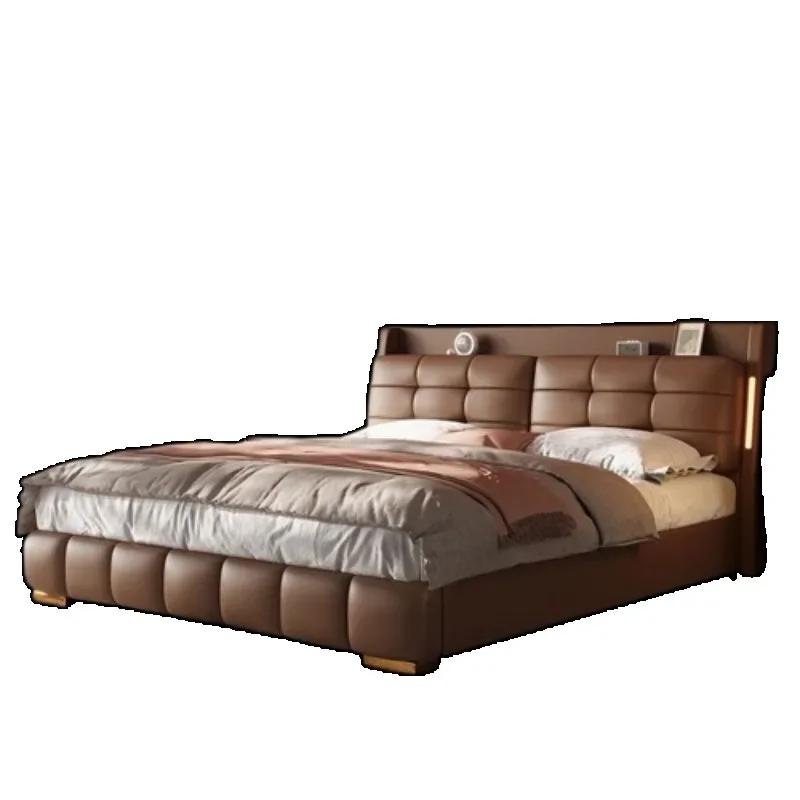 & Minimalist Frame 180x200cm Bed Double 150x200cm Nordic Full Size Bed Queen Size Fancy King Upholstered Bedroom Accessories