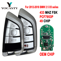 YOCASTY FEM Smart 433.92 MHZ  Promixity Keyless Go Car Key For 2012 2013 2014 2016 2018 BMW 1 3 5 7 Series X1 X3 X5 X6 X7 System