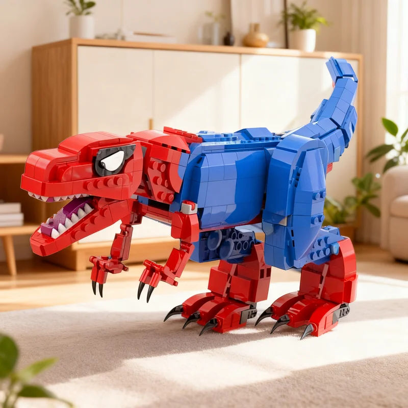 780pcs MOC Spider Rex Super Heroes Marvelal Spider Model Building Blocks Architecture Birthday DIY Idea Creative Craft Assemble