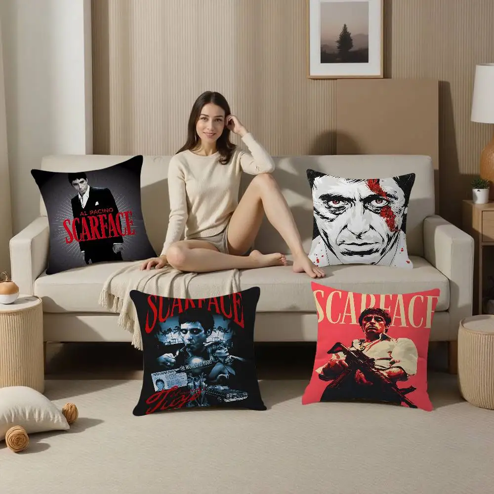 S-Scarface Brutal-Glamorous Pillowcases Home Bedding Decorative Pillow Cover Wedding Super Soft Pillow Case