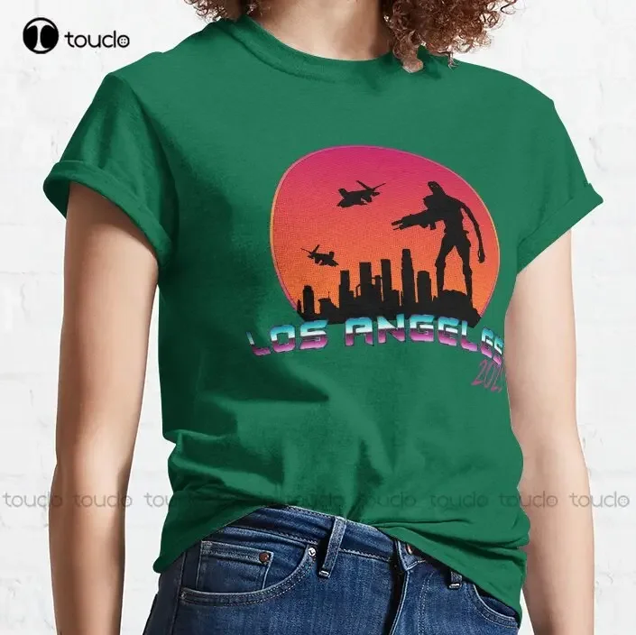 Los Angeles 2029 Terminator, Judgement Day Classic T-Shirt Anime Shirts For Women Printed Tee Custom Gift Xs-5Xl Streetwear