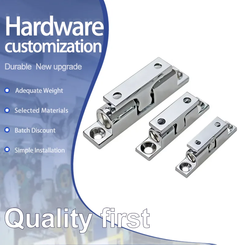 

Zinc Alloy Barrel Bolt with Drawer-Style Opening and Anti-Theft Functionality Offering Secure Closure and Enhanced Durability