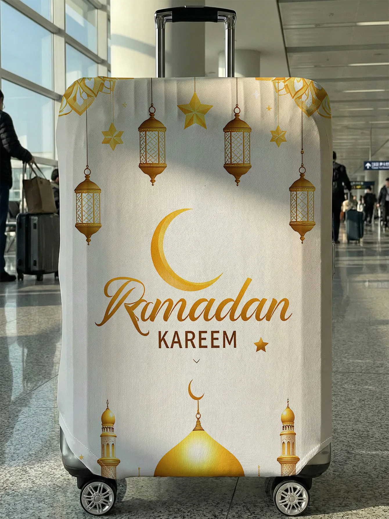 

Защитный чехол для багажа Star and Moon Lantern, подходит для чехлов для багажа размером 18-32 дюйма, чехлов для ручек багажа, дорожных аксессуаров.